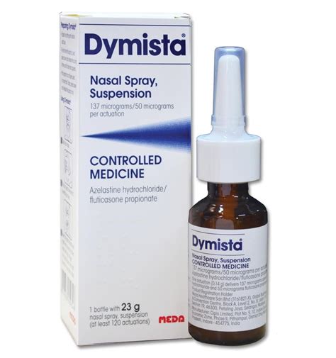 dymista spray nazal|Dymista 137 mcg / 50 mcg / doza x 1 flacon x 23 g suspensie spray